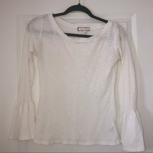 Anthropology Eri + Ali bell sleeve thermal